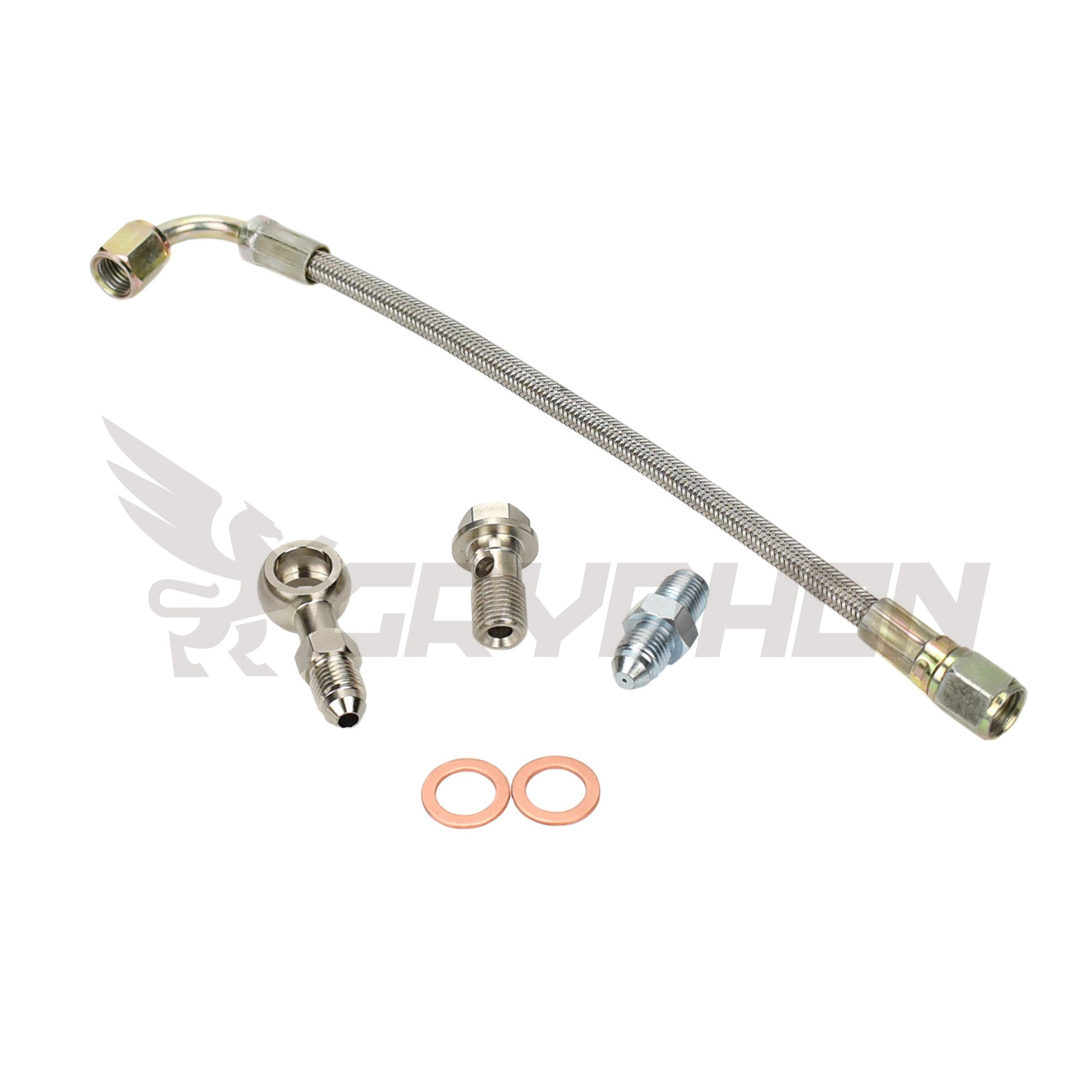 Turbo Oil Feed Line Kit Subaru Impreza GC8 WRX STI Non-AVCS Garrett GT28R GT30R