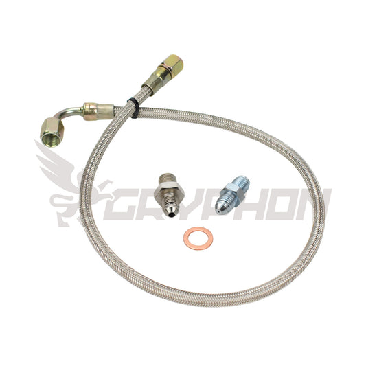 Turbo Oil Feed Line Kit Toyota Land Cruiser 12HT with Garrett GT28R