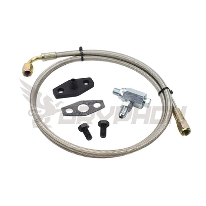 Turbo Oil Feed Line Kit Toyota 22R 22RE with Garrett T3 T4