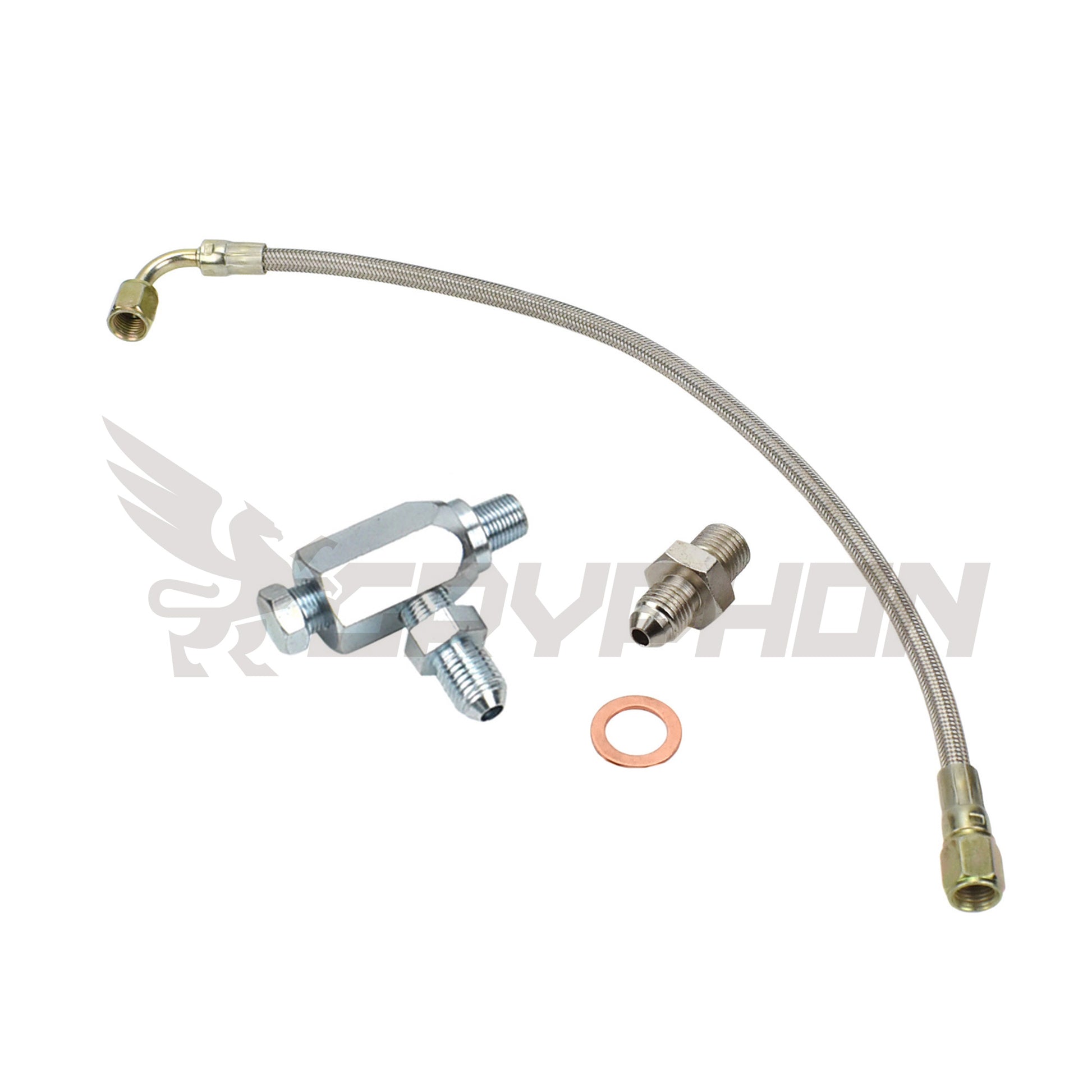 Turbo Oil Feed Line Kit Toyota 2RZ 3RZ with Holset HX30 HX35