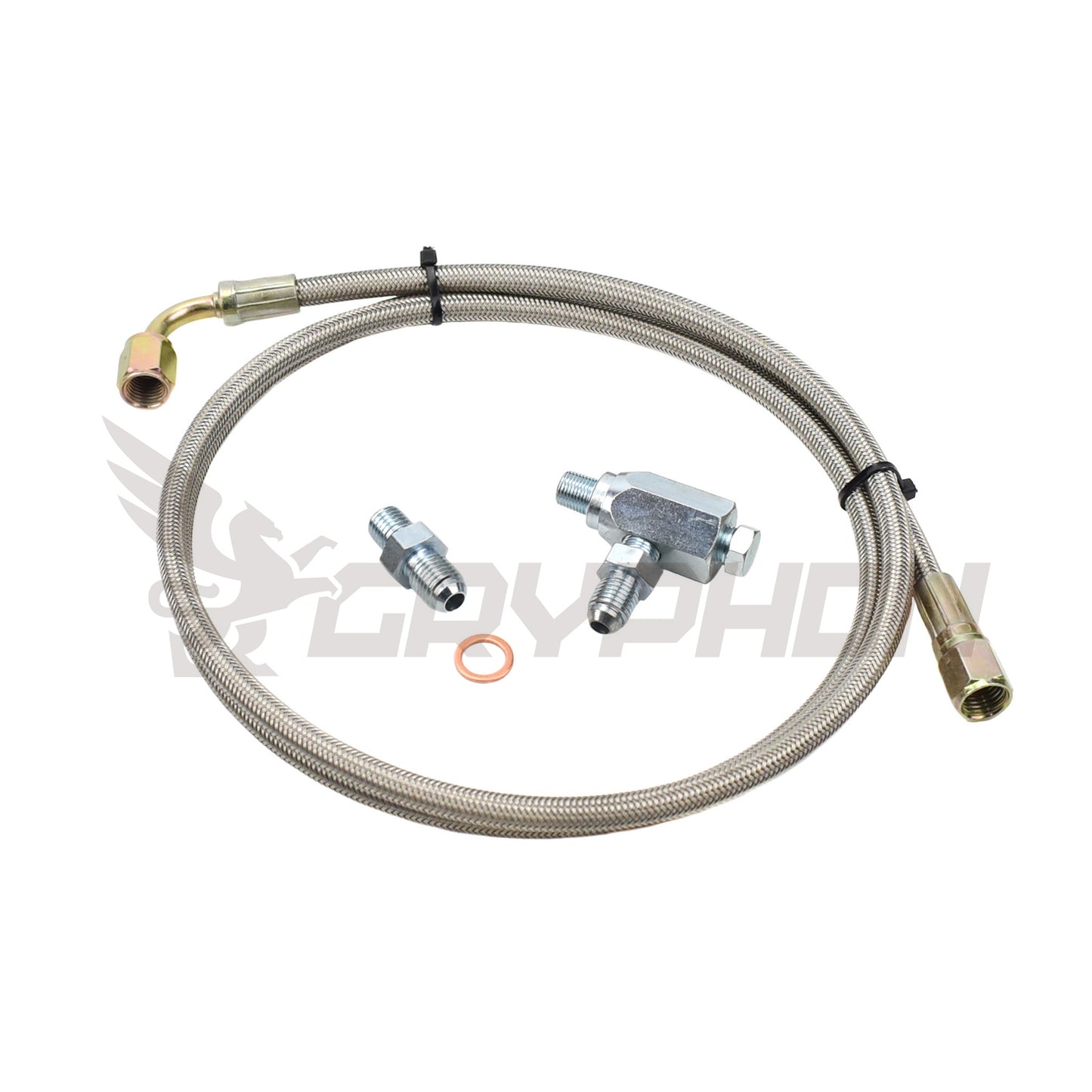 Turbo Oil Feed Line Kit Toyota Hilux 2.8L 3L with TD05H