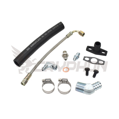 Turbo Oil Feed Return Line Kit Holden Commodore VL RB30ET with Garrett GT28R GT30R GT35R