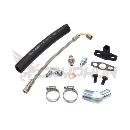 Turbo Oil Feed Return Line Kit Holden Commodore VL RB30ET with Garrett GT28R GT30R GT35R