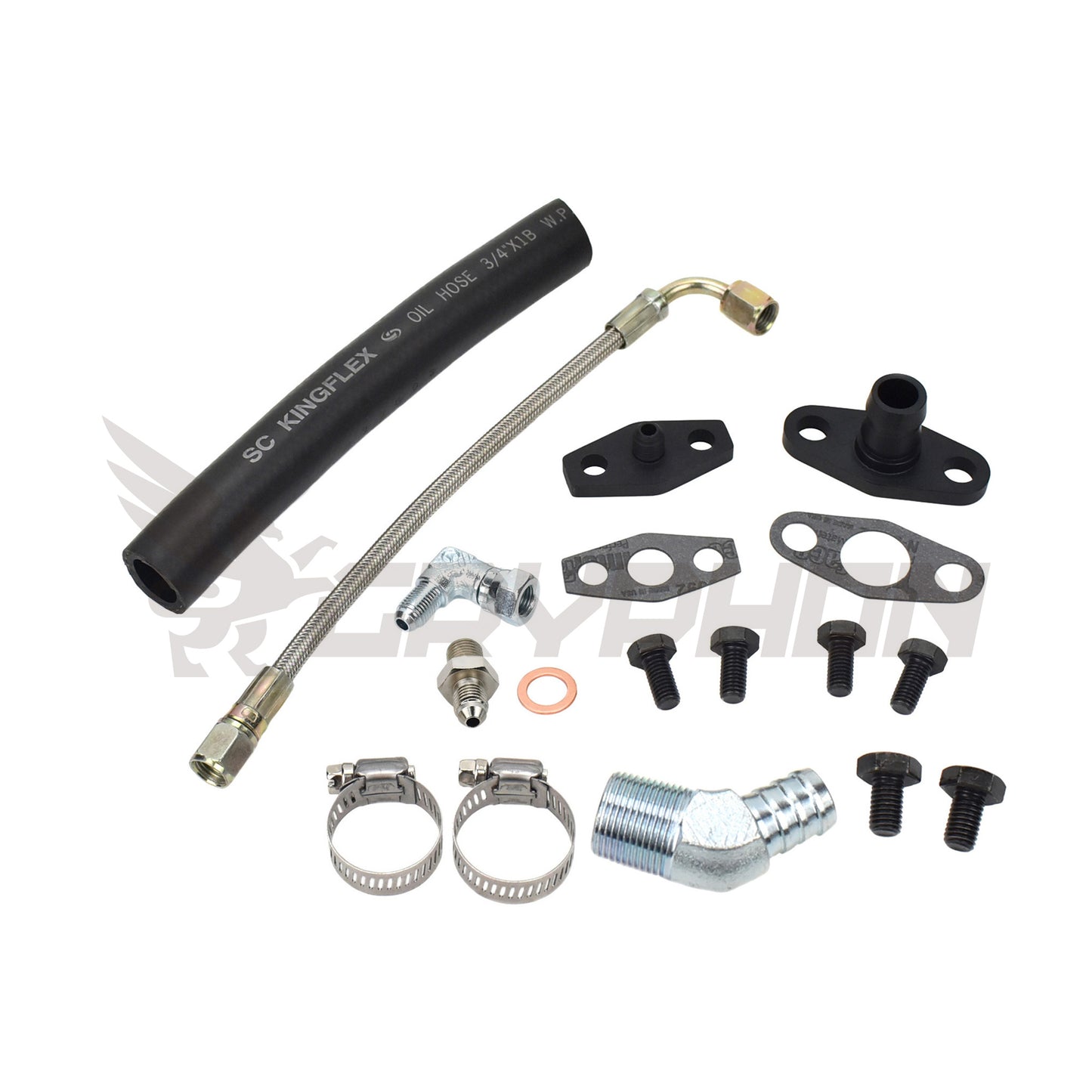 Turbo Oil Feed Return Line Kit Holden Commodore VL RB30ET with T67-25G