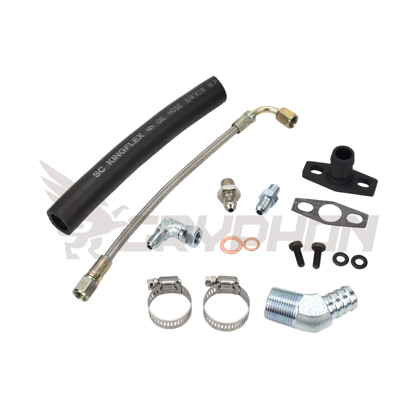 Turbo Oil Feed Return Line Kit Holden Commodore VL RB30ET with TD05H TD06