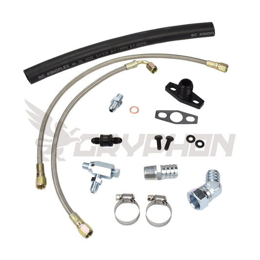 Turbo Oil Feed Return Line Kit Honda Civic B/D Series with TD04H TD05H Oil-Cooled
