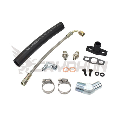 Turbo Oil Feed Return Line Kit Nissan RB20 RB25 RB30 with TD05H TD06
