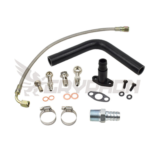 Turbo Oil Feed Return Line Kit Nissan RD28T Y60 GQ TD04L-13T