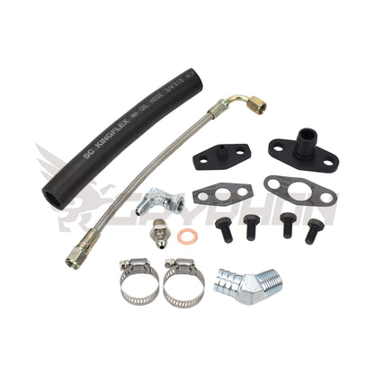 Turbo Oil Feed Return Line Kit Nissan SR20DET with Garrett T3 T4