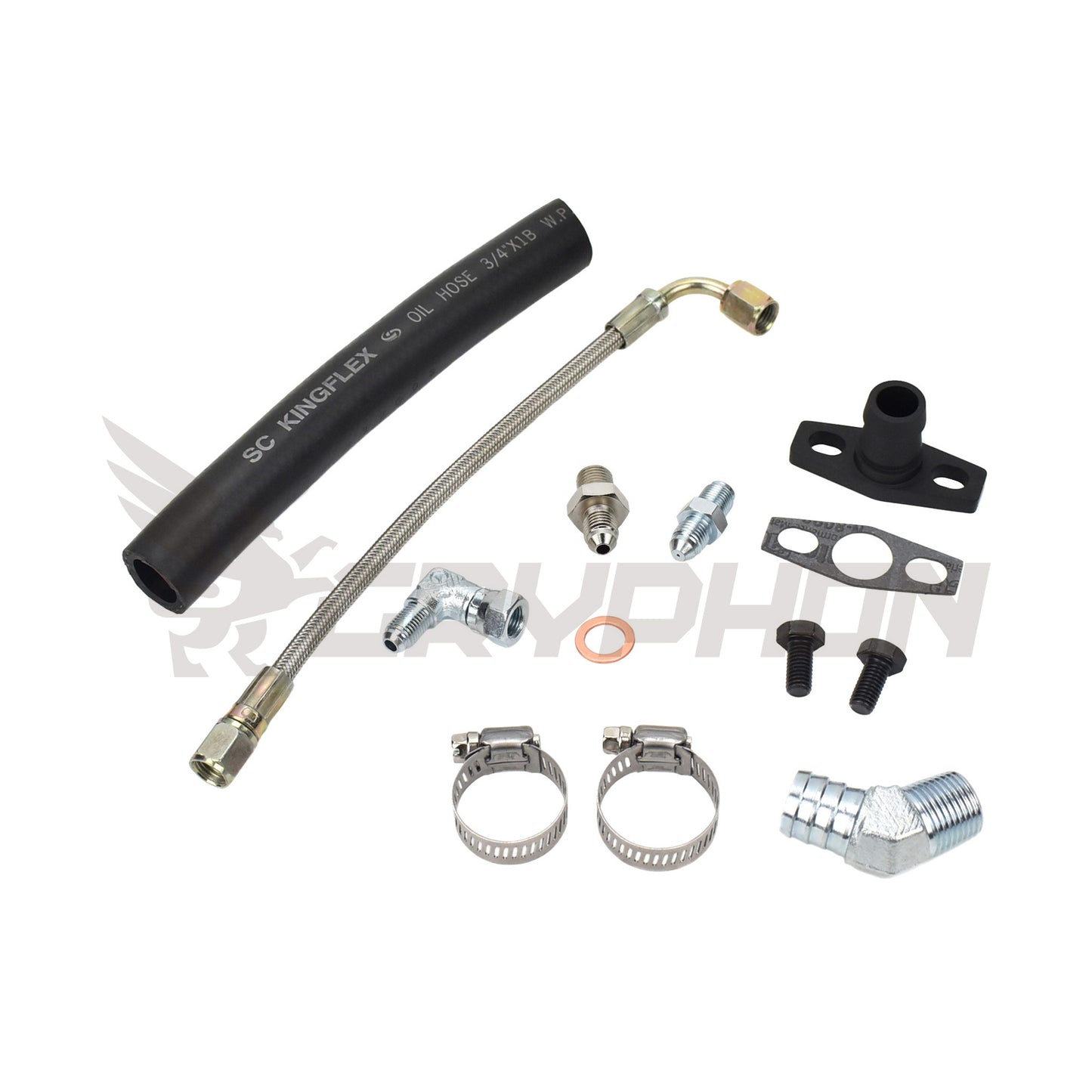 Turbo Oil Feed Return Line Kit Nissan SR20DET with Garrett T25 T28