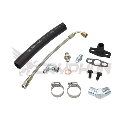 Turbo Oil Feed Return Line Kit Nissan SR20DET with Garrett T25 T28