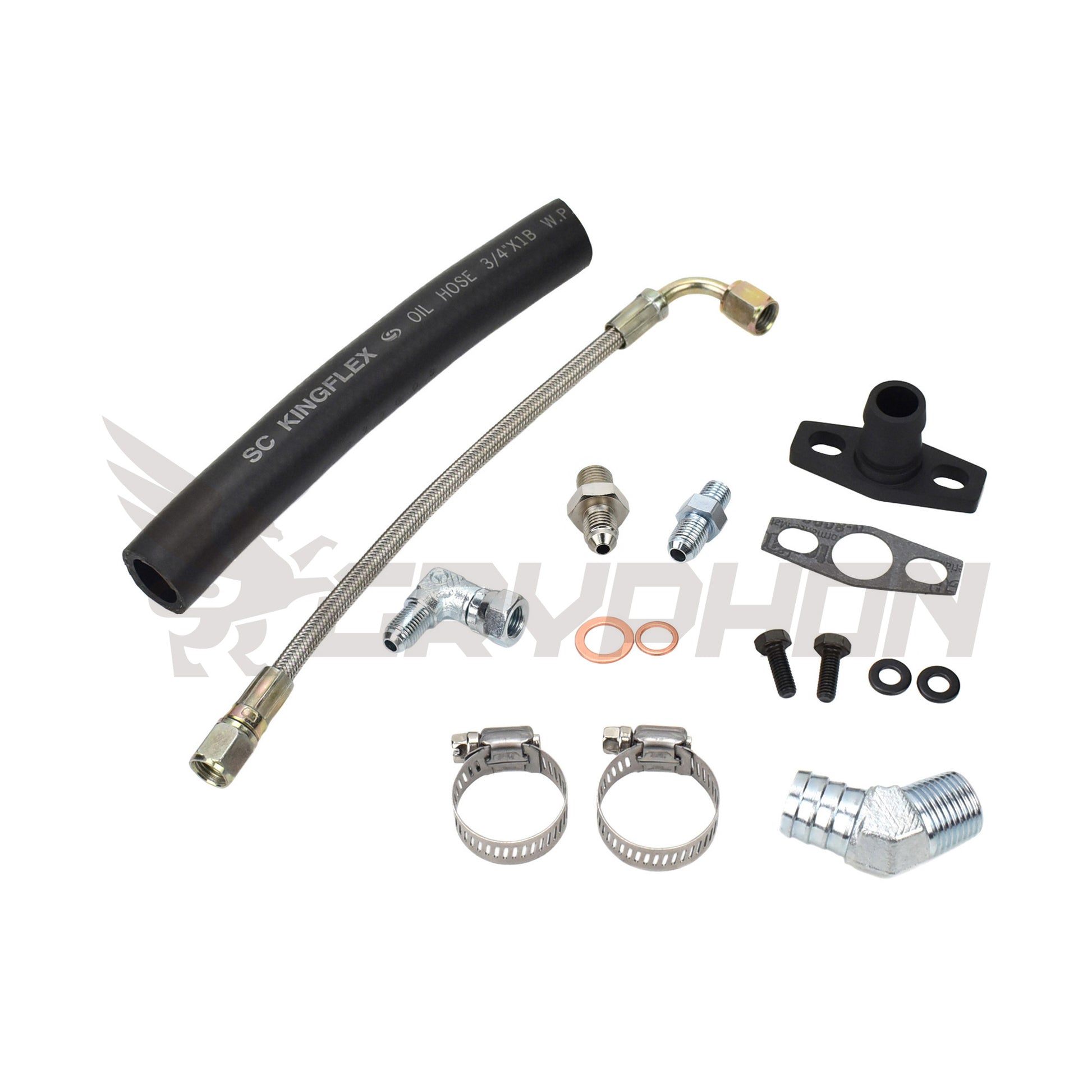 Turbo Oil Feed Return Line Kit Nissan SR20DET with TD05H TD06