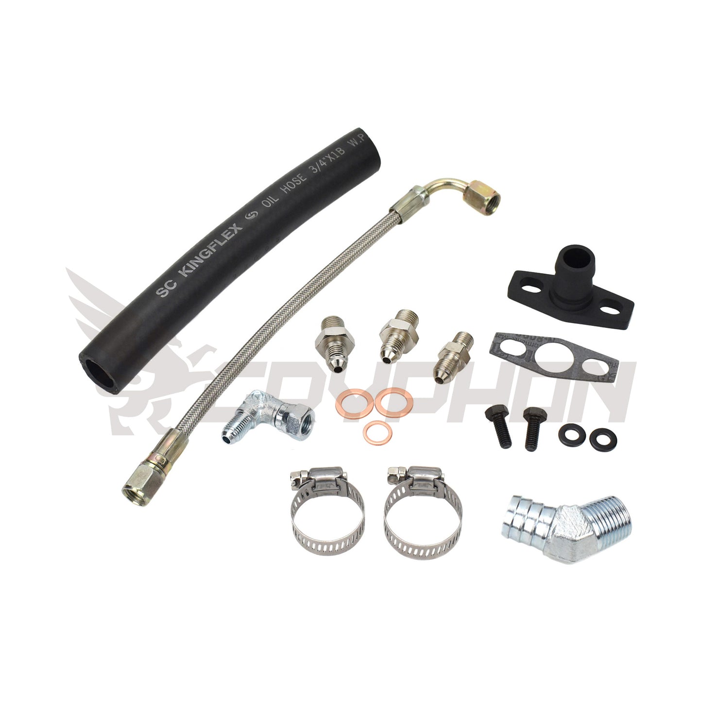 Turbo Oil Feed Return Line Kit Nissan SR20DET with TD05H TD06
