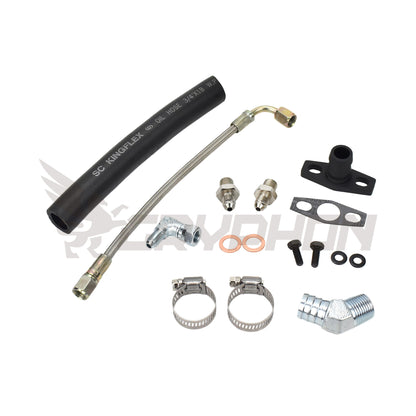 Turbo Oil Feed Return Line Kit Nissan SR20DET with TD05H TD06