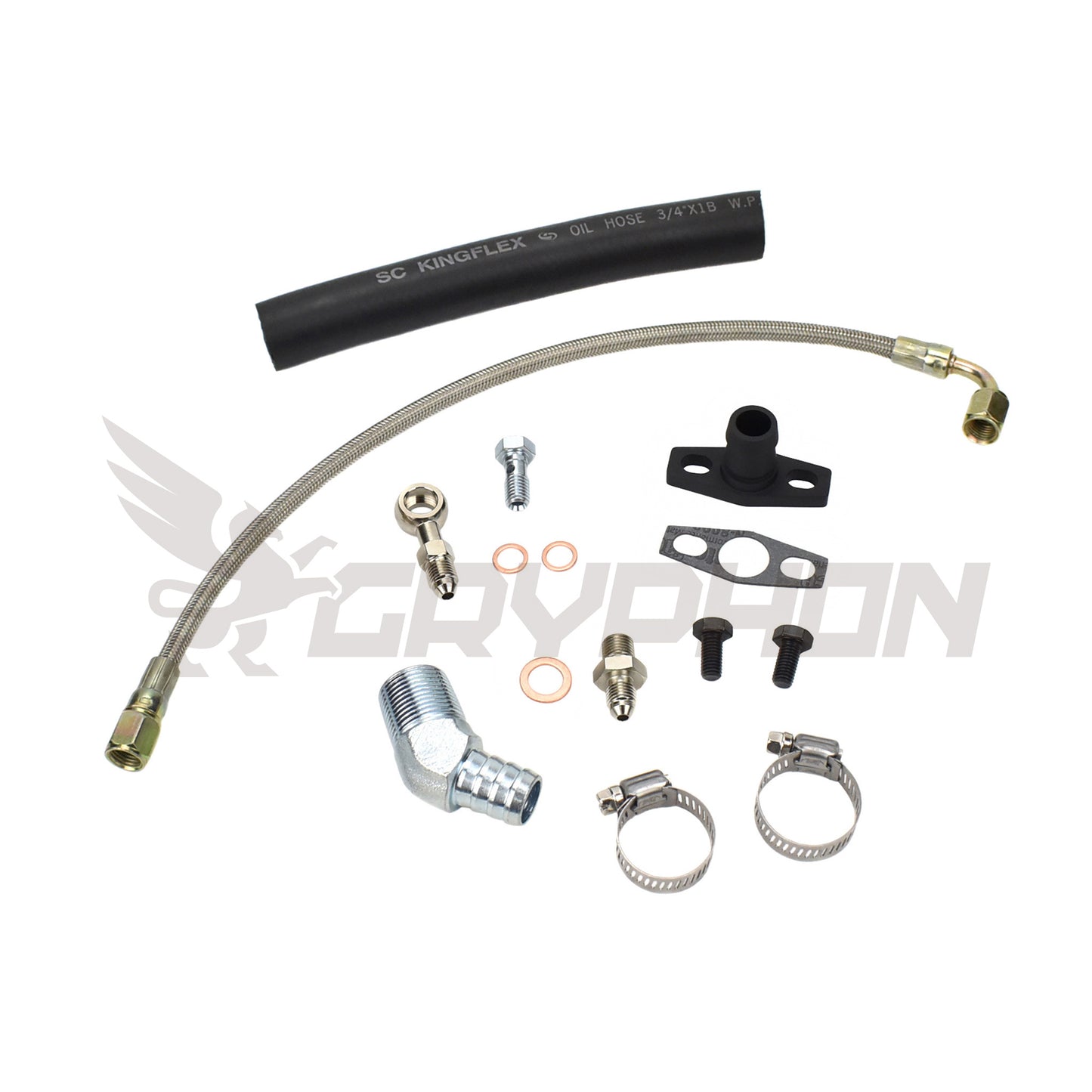 Turbo Oil Feed Return Line Kit Nissan TD42 GU with BorgWarner EFR Series