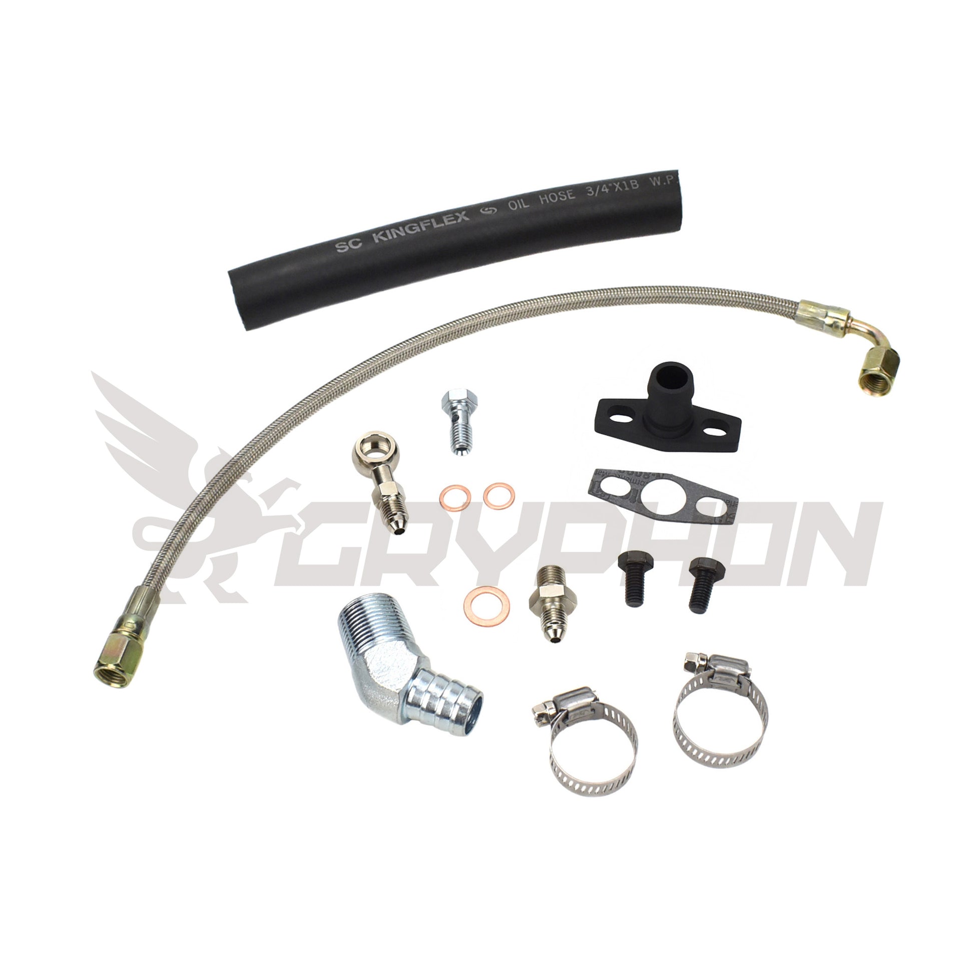 Turbo Oil Feed Return Line Kit Nissan TD42 GU with BorgWarner EFR Series