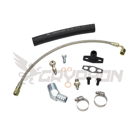 Turbo Oil Feed Return Line Kit Nissan TD42 GU with BorgWarner EFR Series