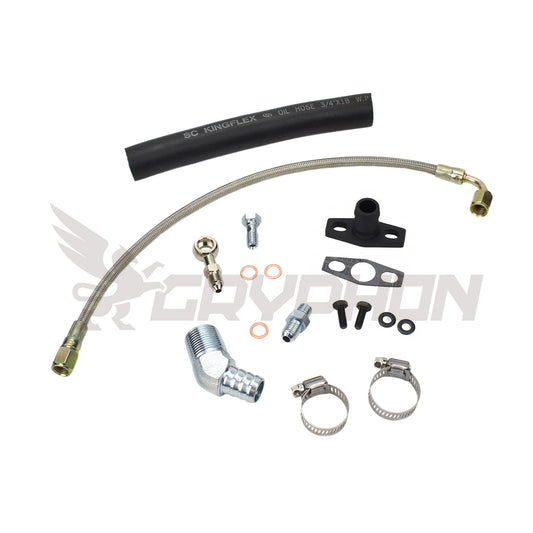Turbo Oil Feed Return Line Kit Nissan TD42 GU with TD05H