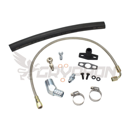 Turbo Oil Feed Return Line Kit Nissan TD42 GU with TD05H