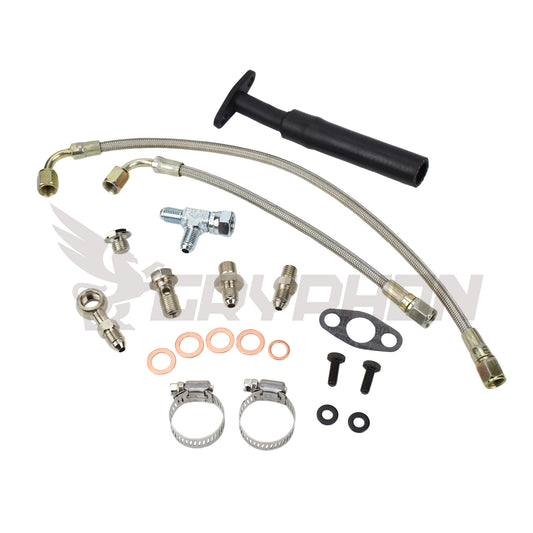 Turbo Oil Feed Return & AVCS Line Kit Subaru Forester Legacy WRX STI TD04L TD05H RHF55