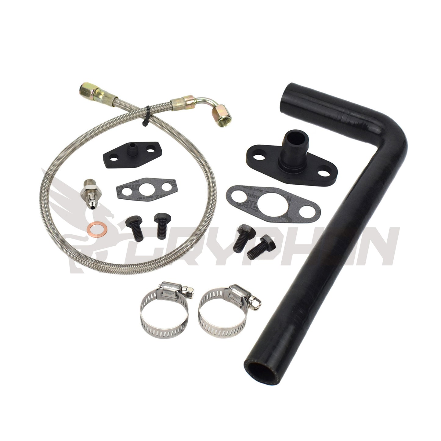 Turbo Oil Feed Return Line Kit Toyota Land Cruiser 1HD with Holset Super HX30W