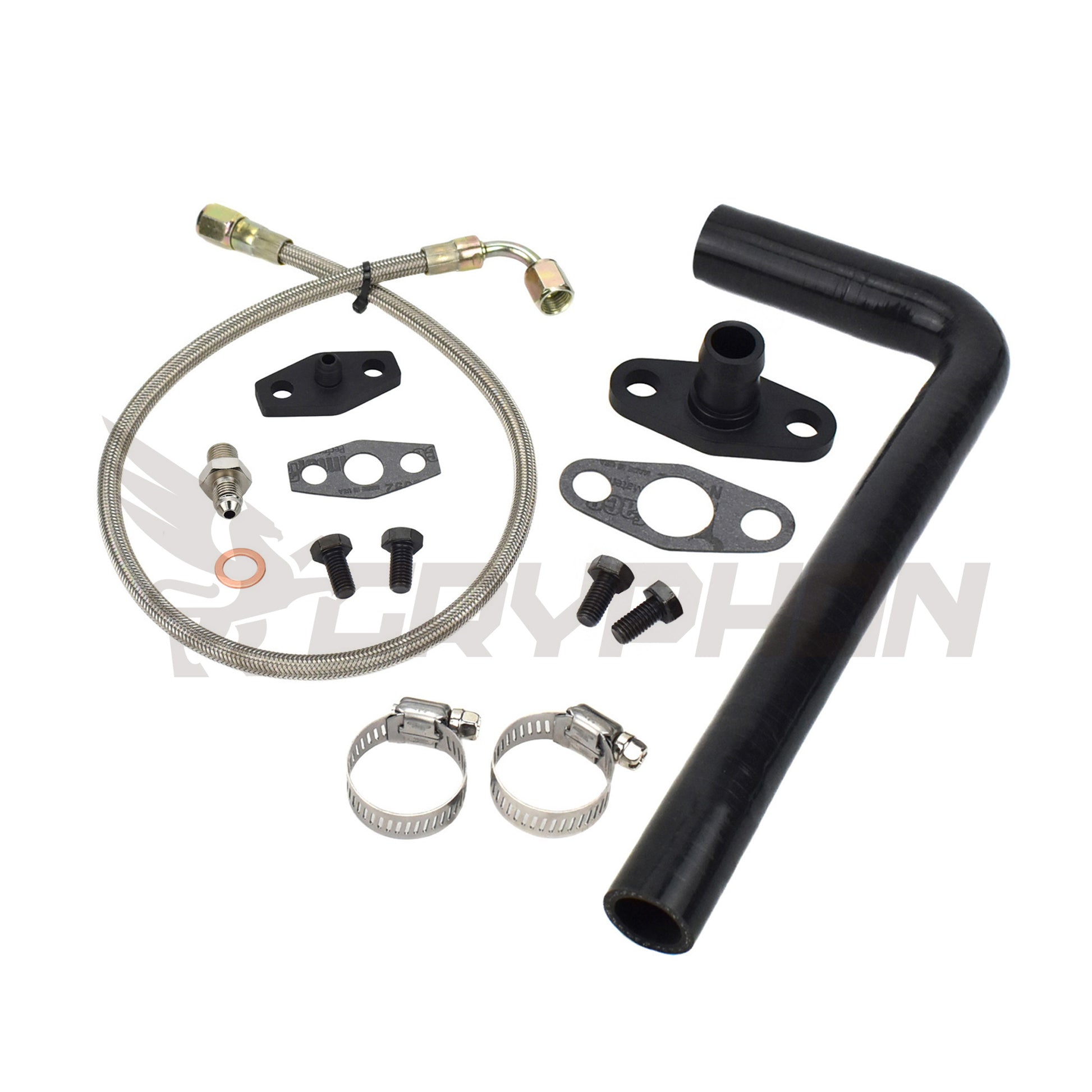 Turbo Oil Feed Return Line Kit Toyota Land Cruiser 1HD with Holset Super HX30W