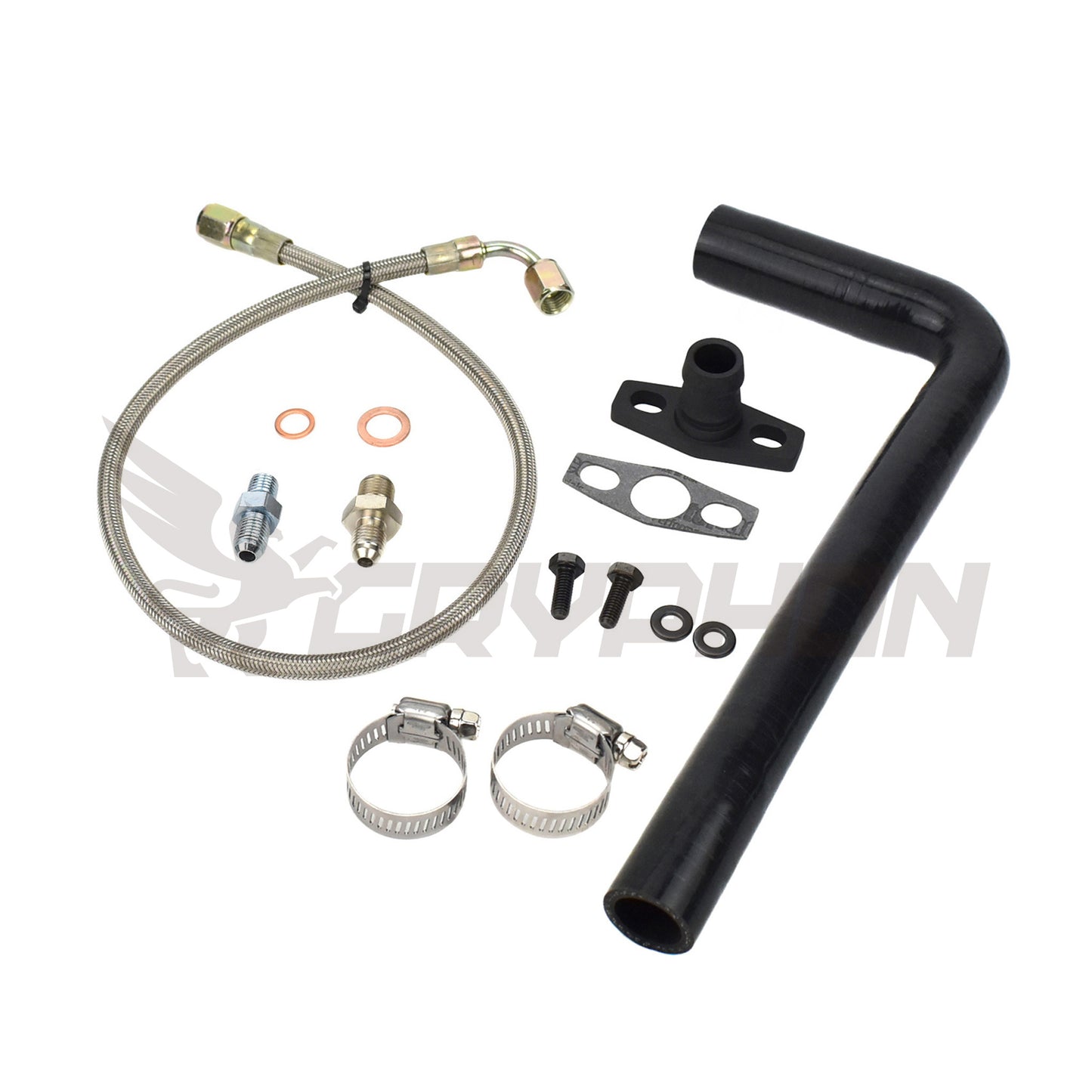 Turbo Oil Feed Return Line Kit Toyota Land Cruiser 1HD with TD05H