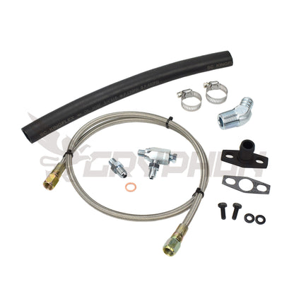 Turbo Oil Feed Return Line Kit Toyota Land Cruiser 1HZ with TD05H