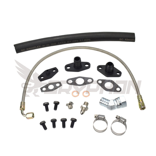 Turbo Oil Feed Return Line Kit Toyota Supra 1JZ 2JZ with Holset Super HX30W