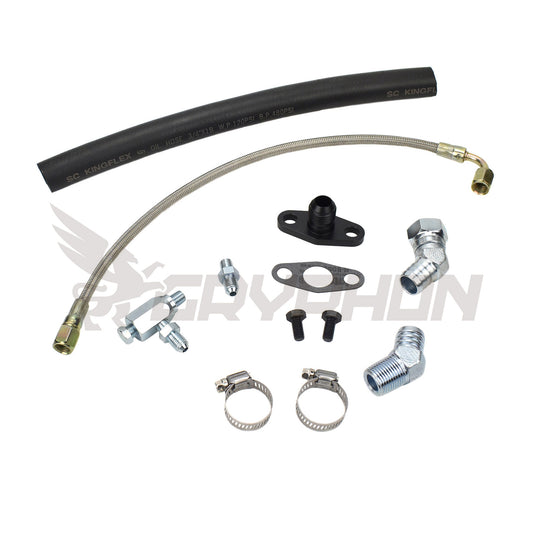 Turbo Oil Feed Return Line Kit Toyota 1TR 2TR with Precision PTE