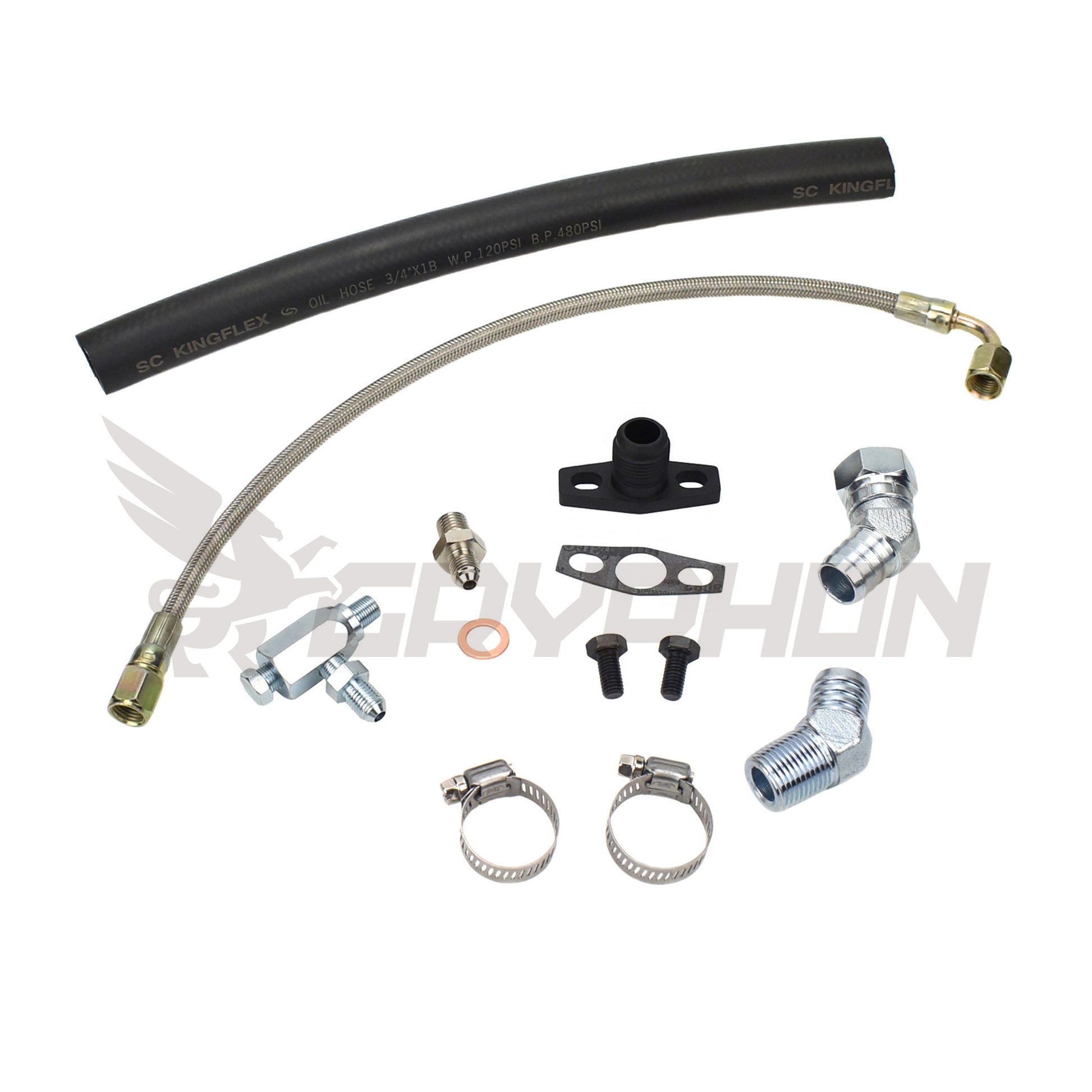 Turbo Oil Feed Return Line Kit Toyota 2RZ 3RZ with BorgWarner EFR Series