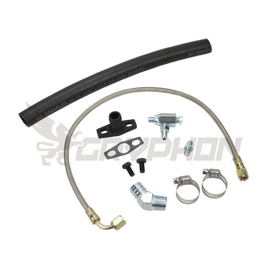 Turbo Oil Feed Return Line Kit Toyota Hilux 3.0L 5L 5LE with Garrett GT25R GT28R