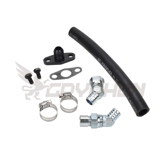 Turbo Oil Drain Hose Kit Toyota 1FZ-FE Garrett T3 T4