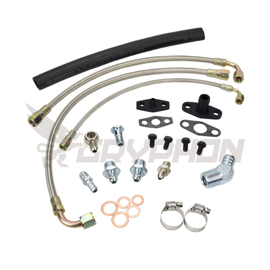 Turbo Oil Water Line Kit Holden Commodore VL RB30ET with Garrett GT37R GT40R GT42R GT45R