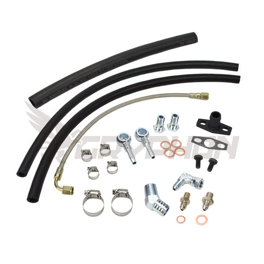 Turbo Oil Water Line Kit for Mazda MX5 Miata Early MK1 with BorgWarner EFR 6258 6758 turbo.