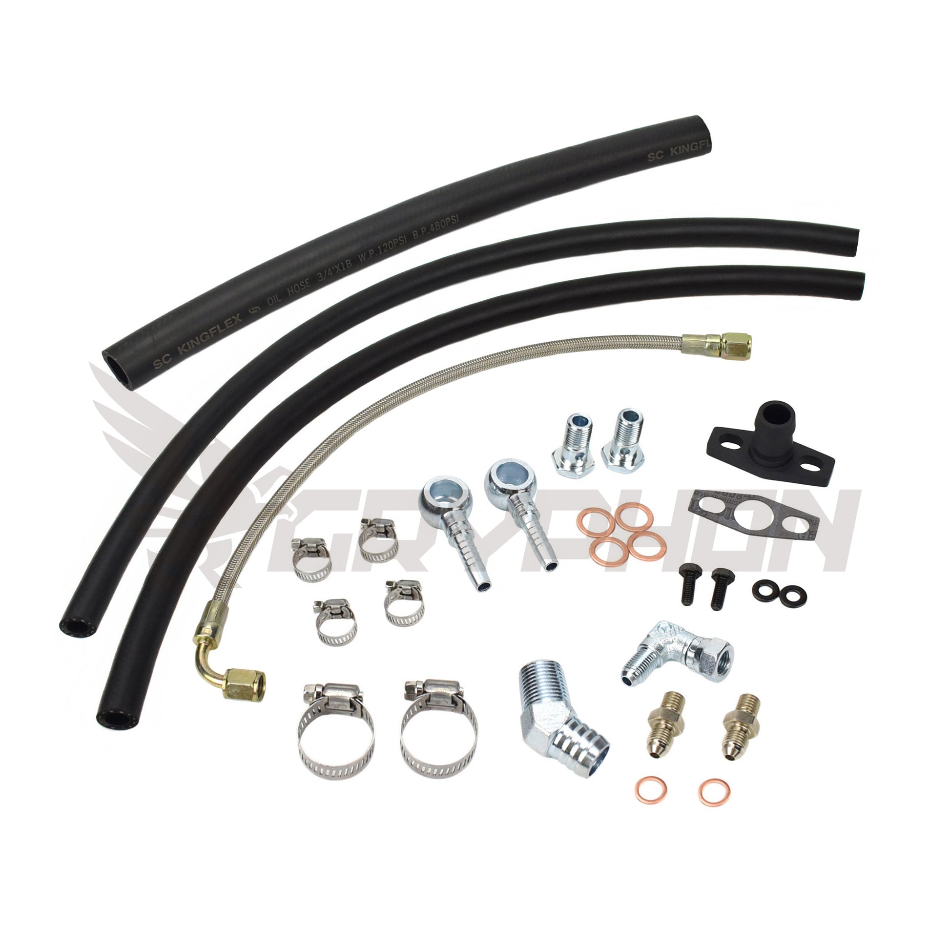 Turbo Oil Water Line Kit Mazda MX5 Miata Early MK1 with TD05H