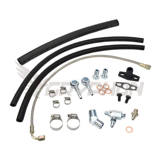Turbo Oil Water Line Kit Mazda MX5 Miata Late MK1 MK2 MK2.5 with BorgWarner EFR Series