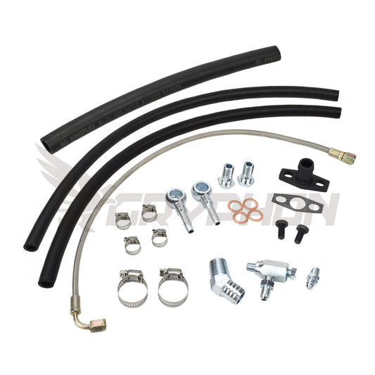 Turbo Oil Water Line Kit Mazda MX5 Miata Late MK1 with Garrett GT25R GT28R