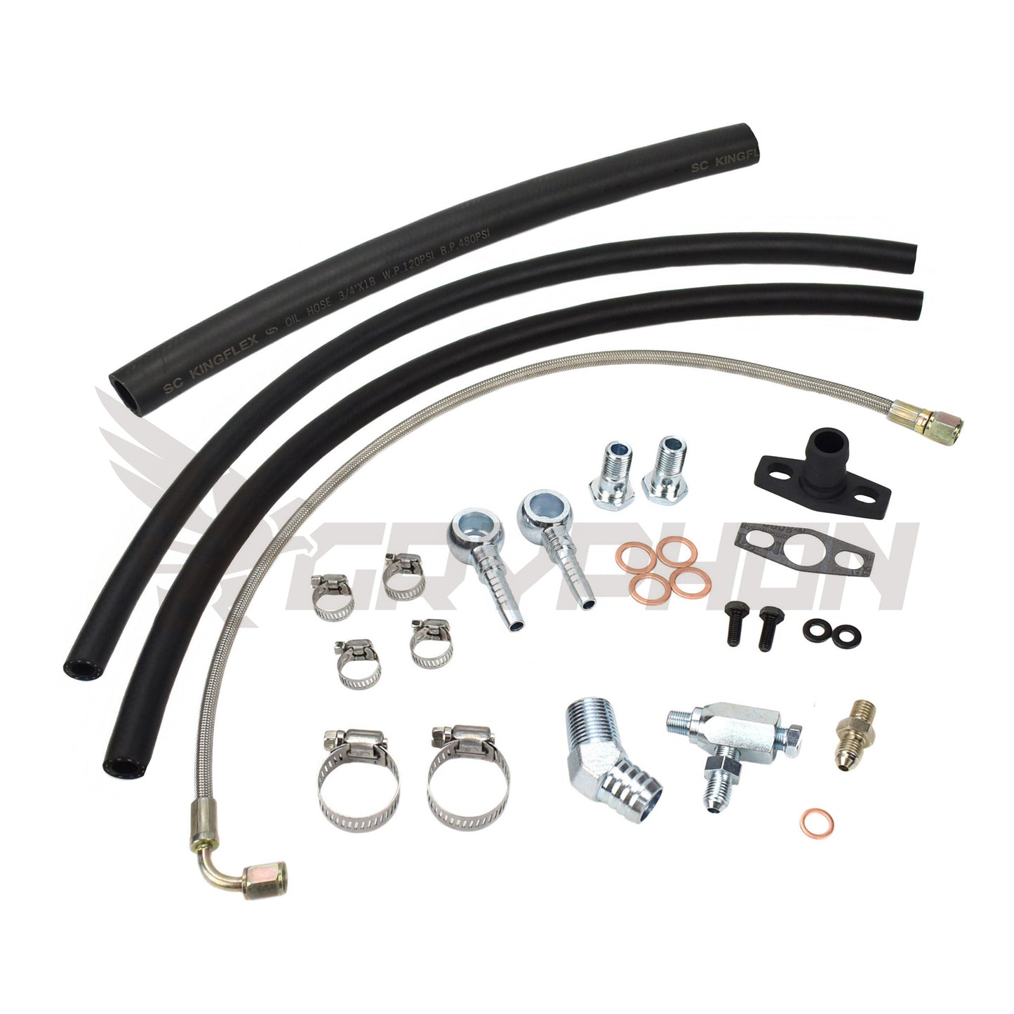 Turbo Oil Water Line Kit Mazda MX5 Miata Late MK1 with TD05H