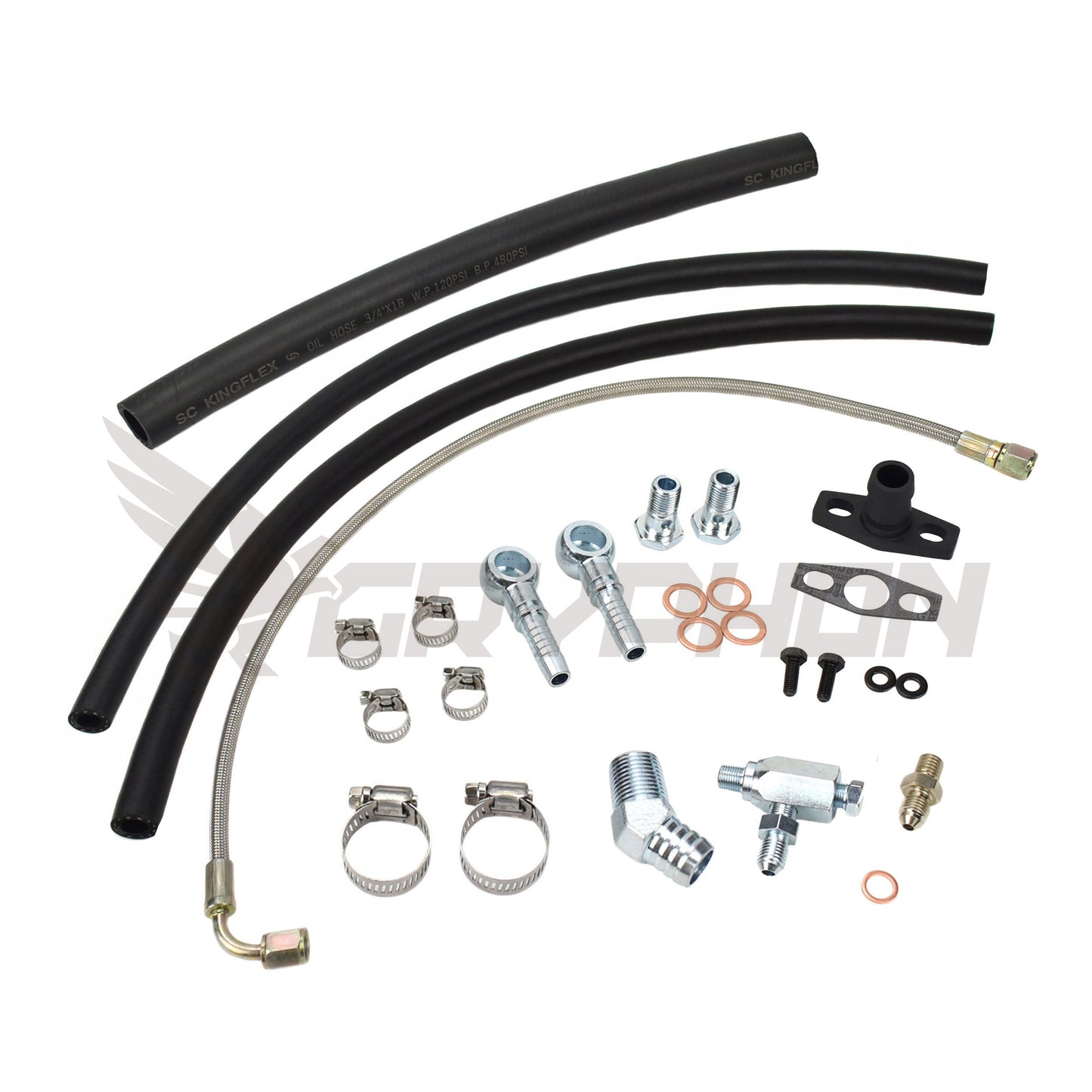 Turbo Oil Water Line Kit Mazda MX5 Miata MK2 MK2.5 with TD05H