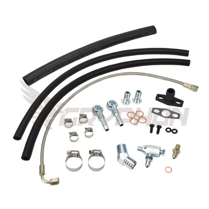 Turbo Oil Water Line Kit Mazda MX5 Miata MK2 MK2.5 with TD05H
