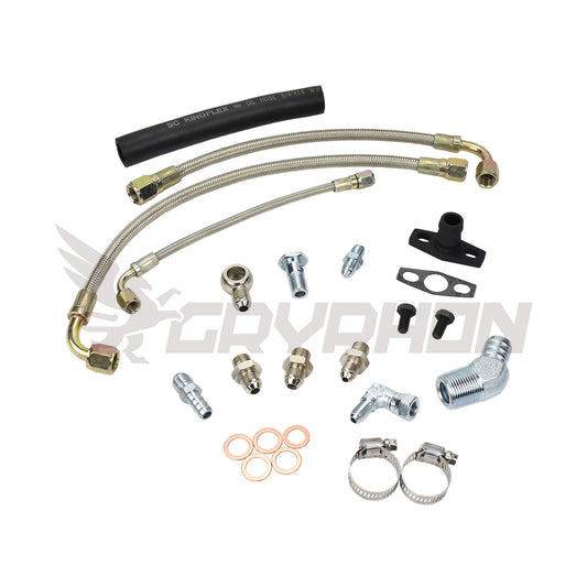 Turbo Oil Water Line Kit Nissan RB20 RB25 RB30 with Garrett G-Series G25 G30 G35
