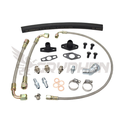 Turbo Oil Water Line Kit Toyota Supra 1JZ 2JZ with Garrett G-Series G25 G30 G35