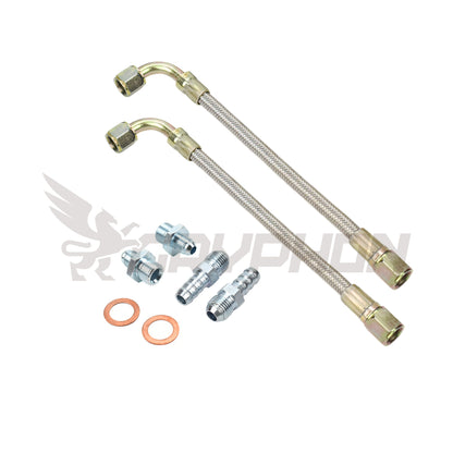 Turbo Water Line Kit Toyota Supra 1JZ 2JZ with Garrett T3 T4 (M18 Water Port)