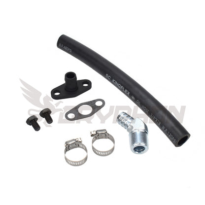 Universal Turbo Oil Drain Hose Kit T67-25G TE06H TD07S TD08