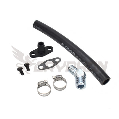 Universal Turbo Oil Drain Hose Kit Garrett G-Series G40 G42 G45