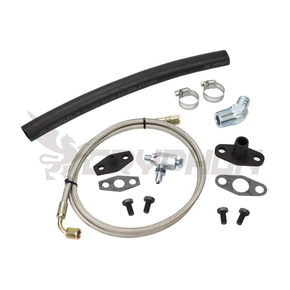 Universal Turbo Oil Feed Return Line Kit Garrett T3 T4