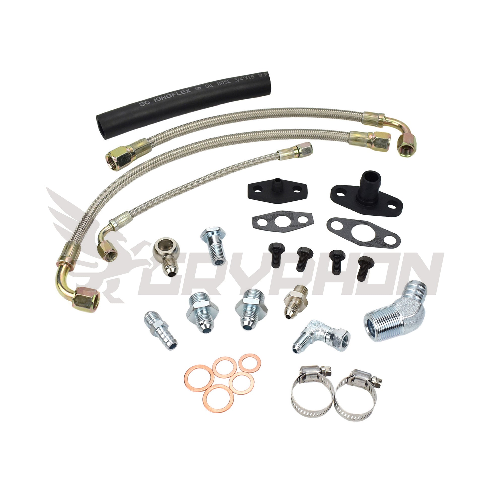 Turbo Oil Water Line Kit Holden Commodore VL RB30ET Stock Turbo