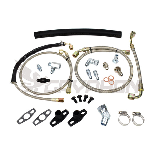 Turbo Oil Water Line Kit Ford Falcon XR6 BA BF Garrett GT35/40R GT3582R