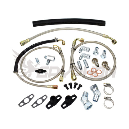 Turbo Oil Water Line Kit Ford Falcon XR6 FG Top Mount Garrett GT3576R